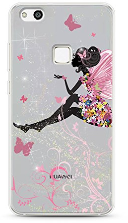 Handyhülle Für Huawei P10 Lite - Hülle - Transparente Schutzhülle mit Motiv - TPU Silikon Hülle - Case - Cover - Schale - Backcover - Bumper - Handytasche mit Muster (Fee)