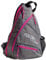 Franklin Sports Unisex-Erwachsene X Elite Performance Official of The Gray Sling Bag-Offizielle Tasche der US Open Pickleball Championships-Verstellbar-Grau/Pink, Einheitsgröße
