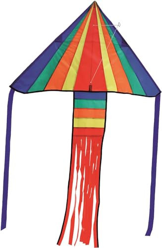 Brookit 3403 – Lenkdrachen Rainbow Delta, 151 x 100 cm