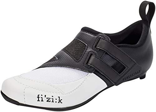 Fizik Transiro Powerstrap R4 Triathlonschuhe schwarz/weiß