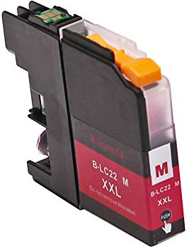 ABC Kompatible Druckerpatrone für Brother LC-22UM LC-22U Magenta für Brother DCP-J785W MFC-J985DW