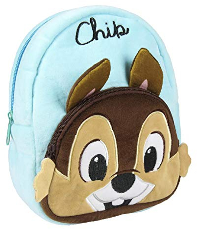 Artesania Cerda Mochila Guarderia Personaje Clasicos Disney Chip And Dale Kinder-Rucksack, 22 cm, Blau (Azul)