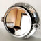 Marine Nautical Store 40,64 cm vernickelter schwerer Kanal Boot Bullauge Fenster Schiff runder Spiegel Wand Home Decor