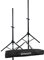 Pronomic SPS-2A Boxenstativ Alu Set - 2 PA Lautsprecherständer aus Aluminium - Boxenständer mit federgelagertem Rastbolzen - ausziehbar von ca. 112-183 cm - inkl. Transporttasche - Schwarz
