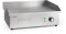 Klarstein Gril électrique professionnel en fonte : surface du gril 54,5x35 cm, 50-300 °C, 3000 W, avec pare-éclaboussures et bac à graisse, inox
