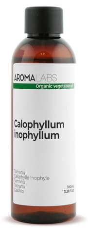 Aroma Labs - Calophylle Inophyle BIO - Huile Végétale Vierge et Certifiée Cosmos - 100 mL