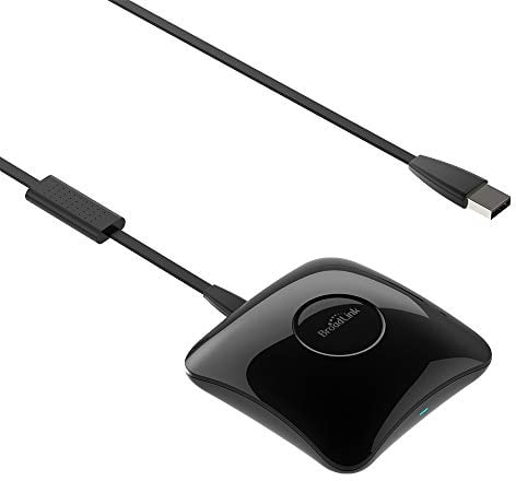 BroadLink RM4 Pro S und Sensorkabelsatz, universeller RF IR-Fernbedienungshub mit USB-Kabel Temperaturfeuchtigkeitsmonitor USB-Kabel, Funktioniert mit Alexa, Google Home, IFTTT