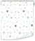 Vliestapete Sterne Weiß Scandinavian - 10mx50cm inkl. Kleister - für Babyzimmer Modern 10M Rolle Vlies Tapete Tapeten Wandtapete Mustertapete UV-Beständig