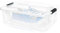 BigDean Aufbewahrungsbox mit Deckel transparent - 7L + Clipverschluss - Stapelbox Ordnungsbox Clipbox Lagerbox Box mit Deckel Storage Boxes - Klarsichtbox mit Deckel – stapelbar durchsichtig