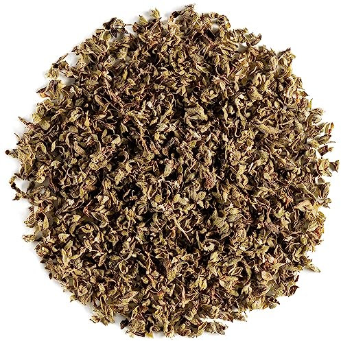 Origan Séché Cuisine Bio Qualité - Herbe Aromatique Typique Cuisine Italienne - Marjolaine Sauvage Biologique Vivace - Thé Herb Rouge Épice Tisane Origan Bio Épice Italienne Herbes Aromatique