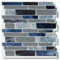 SUBTLETY Lot de 10 panneaux muraux 3D en PVC - À peler et coller - 30 x 30 cm - Autocollants pour carrelage - Protection anti-éclaboussures - Aspect carrelage en marbre - Pour cuisine, salle de bain