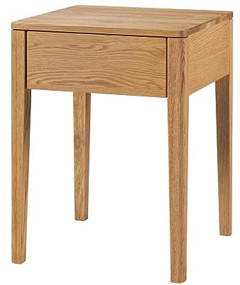Hasena Oak Bianco Eiche Nachttisch Chilly extra hoch