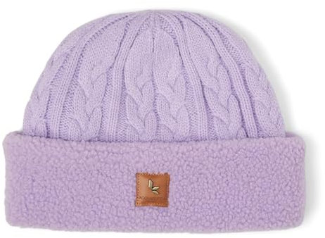 UGG Beanie mit aufgerauter Fleece-Manschette Purple Rose One Size, Purple Rose, Einheitsgröße