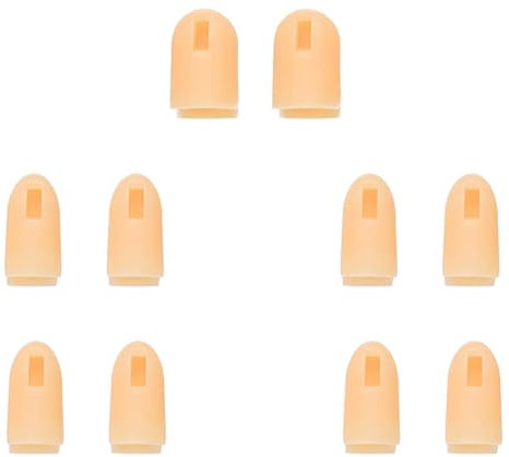 POPETPOP 10pcs Nail Fake Gloves Mannequin Hand Nail Tips Fingertip Replacement Accessory An Fittings Manicure Finger Cover Finger Cots Nail Practice Hands Hand Model Abs Human Body