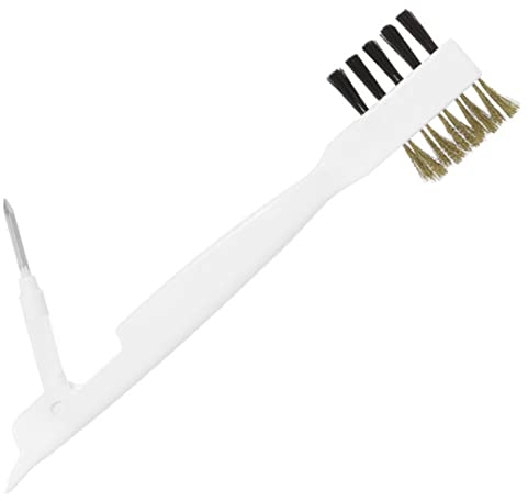 minkissy Spazzola per la pulizia della cucina Grasso Grime Scrubber Bbq Cleaner Battiscopa Cleaner Bbq Spazzola per la pulizia del barbecue Raschietto per vetri Spazzola per strofinare le unghie in