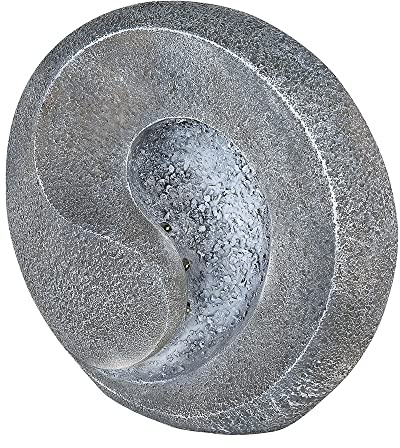 Solarleuchten Steinoptik für Außen Gartenskulptur für Außen Solarlicht Außen wetterfest Tischlampe Gartendeko, grau, Akku, LED warmweiß, LxBxH 29,5x11x29 cm