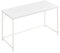 VASAGLE Schreibtisch, Kleiner Computertisch, Bürotisch, für Arbeitszimmer, Schlafzimmer, 60 x 120 x 76 cm, moderner Stil, Metallgestell, ahornweiß LWD039W01