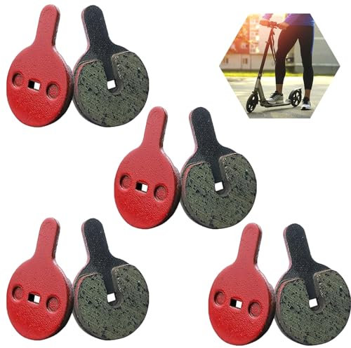 4 Paar Fahrrad Scheiben Bremsbeläge, Mountainbike-Bremsbeläge Scheibenbremsbelag Brems Belag für ​BB5 M446, Brems Beläge Scheibenbremsbeläge für Mountainbike Vordere Hintere Universelle Semi-Metallic