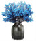 JAKY-Global Künstliche Blumen 12 Stück Getrocknete Unechte Seide Blumen Babysbreath Pflanze Dekoration für Hochzeit Sträuße Haus Garten Party Blumenschmuck(Blue)