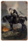 MYSJWLPOT Metal Death Dealer Poster, Wanddekoration, Kunst, Metallblechposter, moderne Heimdekoration, Kunst, Metallposter, Hausbar, Laden, Dekorationen, Vintage-Schild, Geschenk, 30 x 20 cm