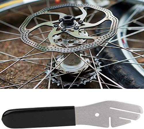 Three Opening Adjustment Disc Correction Wrench, 7.44x1.46inch Stainless Steel Disc Brake Truing Tool for Repair