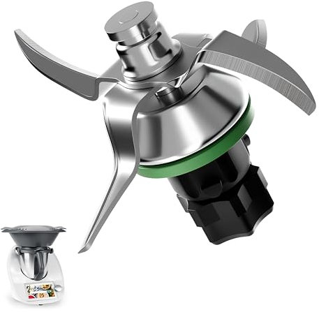 Lame Compatibile con Vorwerk Thermomix TM5 TM6, Lama di Ricambio per Vorwerk Bimby conThermomix TM5 e TM6, Coltello Miscelatore Accessori TM6 TM5, Accessorio con Bimby di Ricambio Cucina