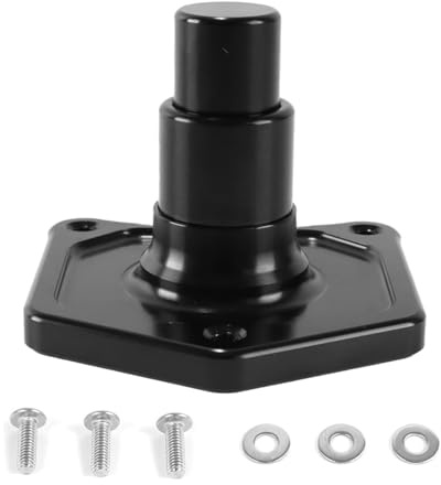 DUZEPA Tapa de solenoide de botón pulsador para motocicleta, arranque de motor CNC de aluminio, compatible con Harley 1991-2017 Softail Dyna Sposter Big Twin, modelo negro