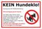 Melis-Folienwerkstatt Aufkleber – Kein Hundeklo - 15x10cm – 20 VAR S00187-008-B