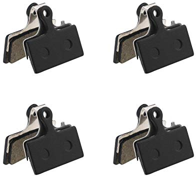 4x Bremsbelag Fahrrad Halbmetall Esatz für Shimano G01A, G01S, G02A