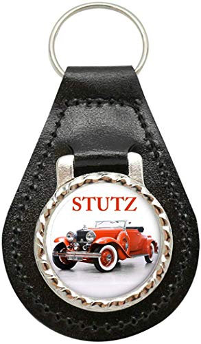Giftshop UK Stutz Cabrio Leder Schlüsselanhänger