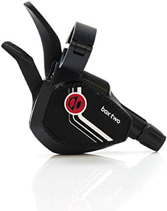 Box Two Prime 9 Single Shift E-Bike Shifter 1 Gear Per Click Bicycle Shift Lever Cable for Mountain Bike Shifters, MTB, Bicycle Gear Shifter Cycling | Lightweight Hinged & Extruded Clamp