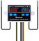 KETOTEK Controlador de temperatura Digital DC 12V con 2 impermeable Sondas, Termostato para Acuario Invernadero Incubadora Reptil
