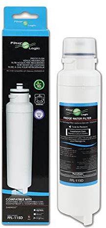 Filtre à eau pour réfrigérateur FilterLogic FFL-115D compatible avec Daewoo Aqua Crystal DW2042FR-09, John Lewis JLAFFS2011, Smeg DW2042FR, Baumatic Titan 4, 3019986700, FRNY22D2V, FRNY22D2V (1)