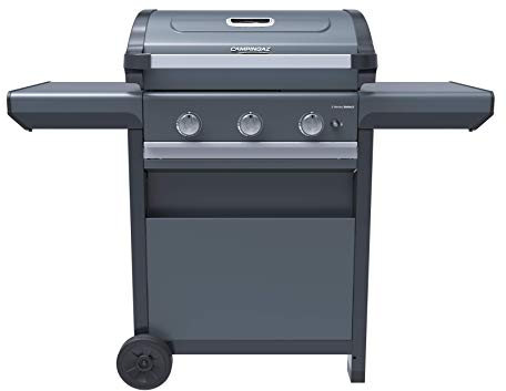 Campingaz Series Select, BBQ a Gas, griglia Barbecue, 3 bruciatori in Acciaio Inox, Coperchio con termometro, InstaClean Aqua, Culinary Modular System, 10.2 kW, Modello 2021, Gris