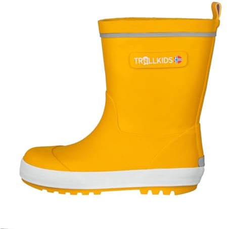 Trollkids Kids Lysefjord Rubber Boots 39, golden yellow