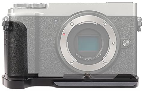 Hersmay Vertikaler Ständer Schnellwechselplatte L-förmige Halterung Halterung Handgriff für Panasonic LUMIX GX7II / GX7III / GX80 / GX85 / GX9 Kameragehäuse kompatibel mit Arca-Swiss Standard
