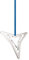 Georg Jensen Weihnachtsornament DREI-Punkte-Stern in Palladium Messing von Sanne Lund Traberg