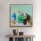Leinwand Wandkunst 50x50 cm Rahmenlose Liebhaber David Hockney Meine Eltern Gedruckte Leinwand Kunst Wohnzimmer und Schlafzimmer Home Wanddekoration