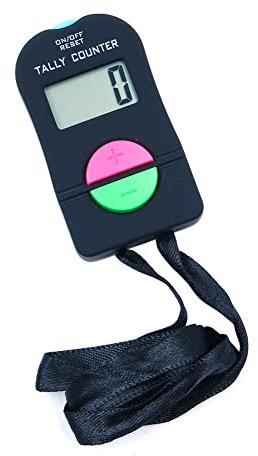 DollaTek Contador de mano digital que agrega electrónica resta Clicker manual Digital pequeño contador de deportes