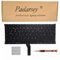 Pardarsey Teclado español español con 80 tornillos PCE compatible para MacBook Air 13 A1369 A1466 Serie 2011 2012 2013 2014 2015 con destornillador