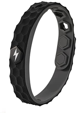 Akemaio Pulsera Antiestática de Silicona Sin Cable con Forma de Rombo, Pulsera Antiestática de Equilibrio de Aniones Ajustable para Hombres y Mujeres