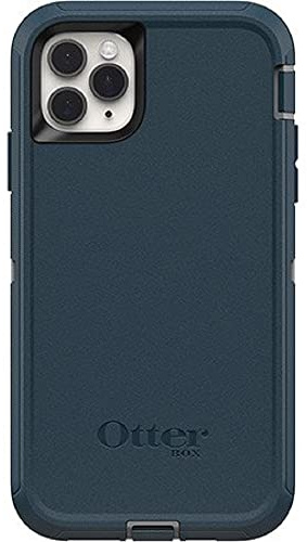OtterBox Defender Series Screenless Edition Hülle für iPhone 11 Pro Max (nur Hülle) – Nur Hülle – Gone Fishin (Weather/Majollca Blue)