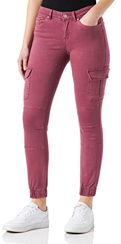 ONLY Damen ONLMISSOURI REG ANK Cargo PNT NOOS Hose 15170889,Renaissance Rose,32W / 34L