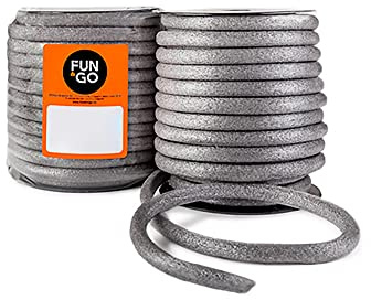 Dichtungshintergrund Ø6 mm grau 10 m. FUN&GO