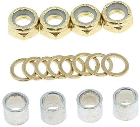 Standard -Skateboard -Unterlegscheiben, die Spacer Nüsse zum Reparatur Wieder aufbauen Golden