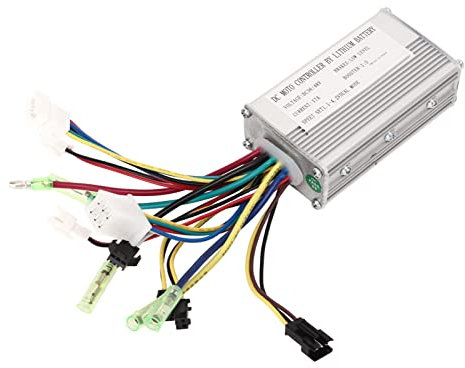SPYMINNPOO Bike Motor Controller,DC Motor Controller with Wire Harness Motor Controller Lithium Battery for Electric Bike 36V 48V 17A
