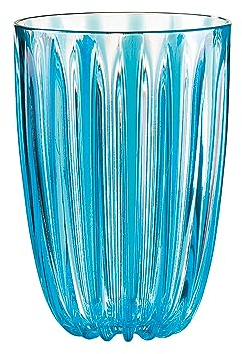 Guzzini - LOT DE 4 VERRES EN PLASTIQUE DOLCEVITA TURQUOISE 40CL - GUZZINI
