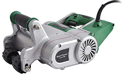 Wall Line Cutter Industrial Wall Chaser Electric Wall Line Slot Machine Wall Groove Cutting Slotting Machine 1100W 25/35MM Slotting Marble Concrete Cutting Machine (Color : 35mm 110V red)
