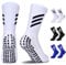 JUYANO Fußball Socken Kinder, Grip Football Socks Jungen Fussball Socken, Fussballsocken Kinder Atmungsaktive Anti Sportsocken Für Laufe Basketball Rugby Tennis (6-14 ahren)