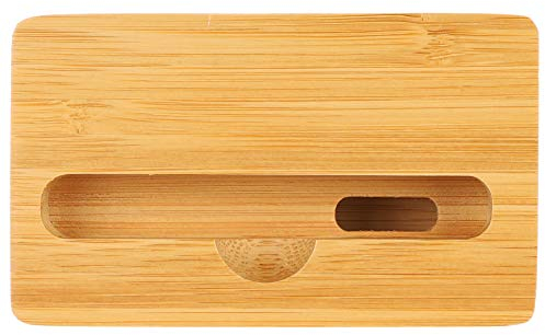 Haut-Parleur Amplificateur de Son de Téléphone Portable en Bois avec Ampli pour Conque Support Mobile Créatif de Bureau, Bureau de Renfort, Tiktok de Chevet, Haut-Parleur